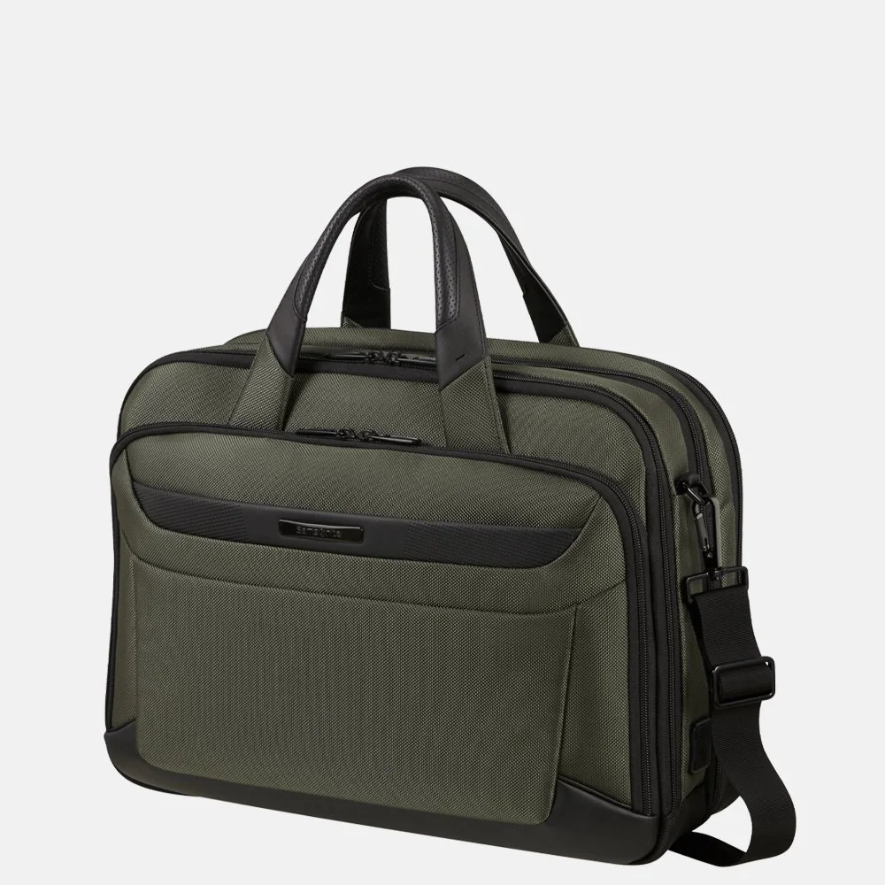 Samsonite Pro Dlx 6 laptoptas 15.6 inch green bij Duifhuizen